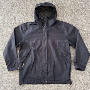 Cabela's GORE-TEX Waterproof Hooded Jacket Women's Medium Lightweight Black Hike